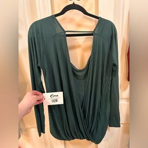 Zyia Namaste Long Sleeve GREEN XL
